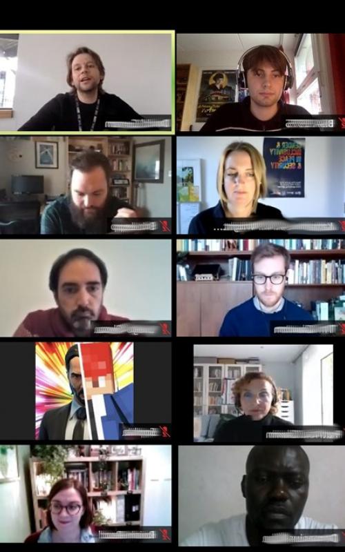 BISA members at a virtual event