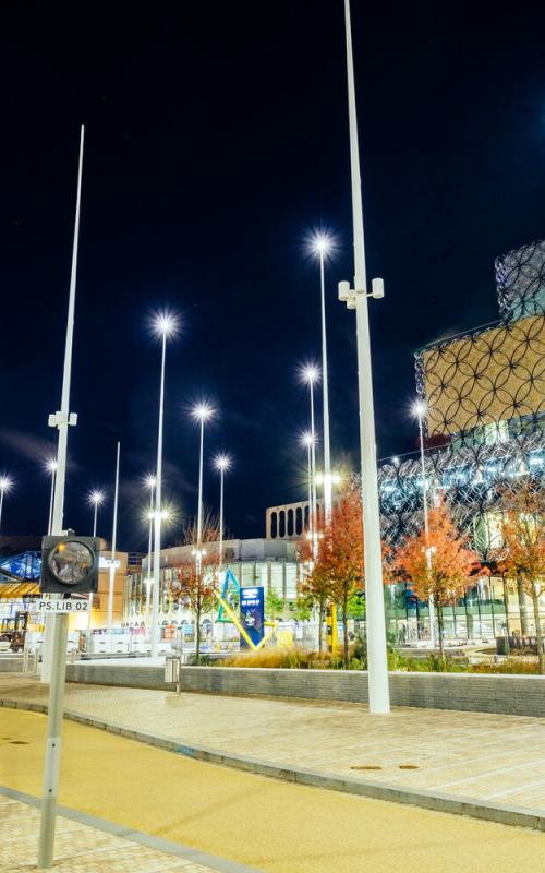 Centenary Square and the library, Birmingham UK