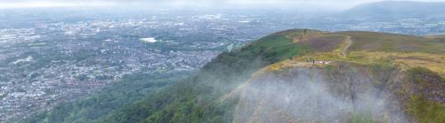 View from the top of Cave Hill