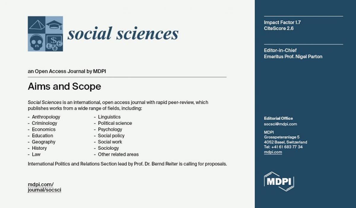 Social Sciences journal advert